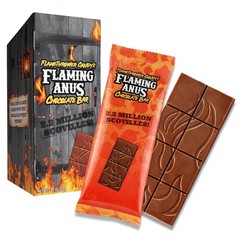 The Flaming Chocolate Bar Carolina Reaper Milk Chocolate Full Size (Pack of 6)