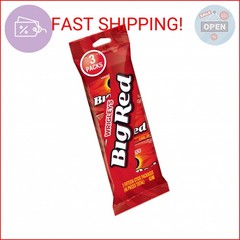 Big Red Wrigley’s Cinnamon Gum, 3 Fifteen-Stick Packs (45 Pieces Total)