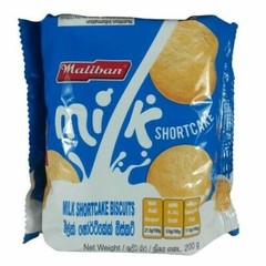 Maliban Milk Short Cake Biscuit 100% Sri Lankan Milk Cookies 200g