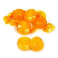 Butterscotch Hard Candy Bulk Bag, Individually Wrapped Butterscotch Candy Discs