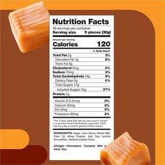 Caramel Cubes Candy – 2 Pound Pack (150 Count) – Individually Wrapped Caramel…