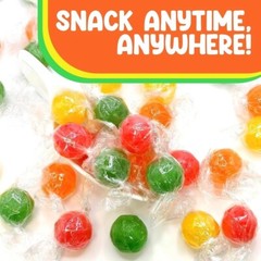 Sour Assorted Fruit Balls, Individually Wrapped, Bulk Hard Candy – 5 Pounds