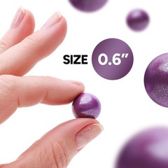 Shimmer Gumballs for Gumball Machine Pearl Assorted Candy – Fruit Purple