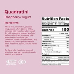 Loacker Quadratini Raspberry Yogurt Wafer Cookies Pack Of 6 Resealable Bags