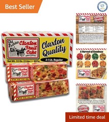 Classic Old World Fruitcake – 2 Individually Wrapped Cakes for Any Occasion