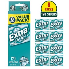 Extra Sugar-Free Polar Ice Gum Value Pack – 15ct/8pk