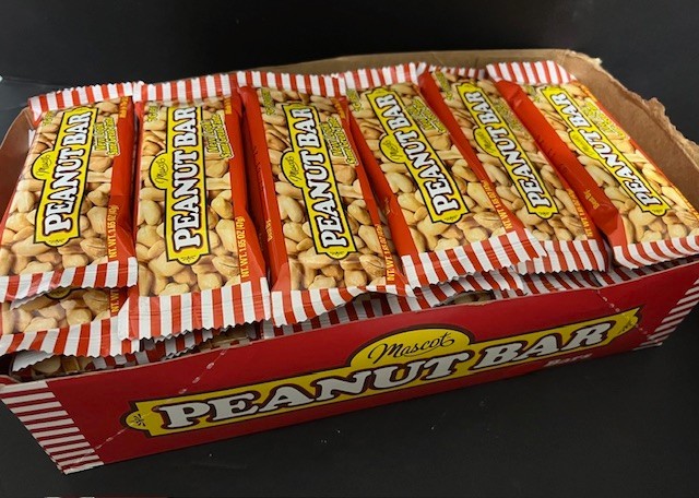 Mascot Peanut Block Bars Candy- Classic Sweet & Salty Flavor – {12 BARS}