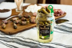 Maille Pickles 2 count Cornichons Original 13.5 Fl Oz (Pack of 2), Green