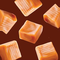 Caramel Cubes Candy – 4 Pound Bulk Pack (About 300 Count) – Classic Chewy Squ…