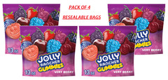 Jolly Rancher Gummies Very Berry Fruit Flavors, 13-Ounce Resealable (Pack of 4)