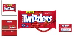 Indulge in 32oz Twists Strawberry Chewy Candy – Shareable Fun for Everyone!