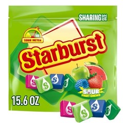 Starburst Sour Fruit Chews 1 LB Bulk Assorted Sour Chewy Candy