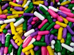 Licorice Pastels – 2 lbs of Multicolored Hard Outer Shell Soft Chewy Inside C…