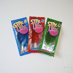 Stik Liks, Unique Rollable, Bendable Lollipops In Strawberry, Watermelon and Blu