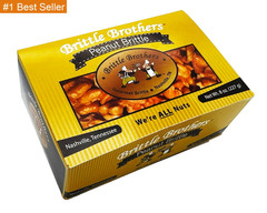 Brittle Brothers Peanut Brittle – 8 Oz Gift Box – Gourmet Candy