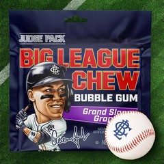 New! Big League Chew JUDGE Pack- Grand Slam Grape | Pack of 6 Bags (2.12oz…
