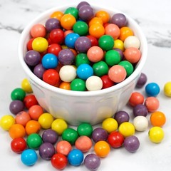 Gumballs for Gumball Machine, 0.5 Inch Mini 280 Count (Pack of 1), Multicolor