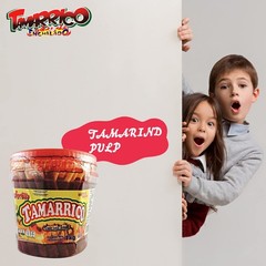 Tamarrico Candy Tamarind Flavor Sticks 50 Pcs 1kg/2.2pounds – Mexican Candy –…