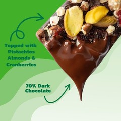 4-PACK JOJO’s Snack Victoriously Dark Cocoa Pistachio Almond Cranberry 14.4oz ea