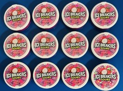 (12) Ice Breakers Sours Mixed Berry Mints 1.5 oz. Bulk Lot BB: 11/2027