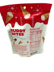 Muddy Bites Candy Cane Waffle Cone Snacks Limited Edition Lot of 3