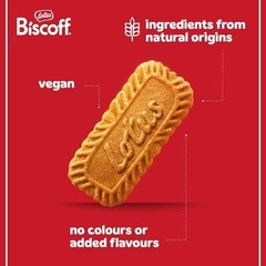 Caramelized Vegan Biscuit Cookies – 300 Individually Wrapped Treats, 0.2 oz Each