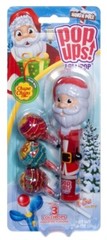 SANTA CLAUS Pop Ups! Lollipop Filled with Chupa Chups by Flix Candy, BRAND NEW