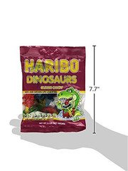 Gummi Candy, Dinosaurs Gummy Candy, 5 Ounce Share Size Bags (Pack of 12) Delicio