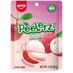 12x Peelerz Gummy Lychee Candy Snack Sweet Treats Bulk New Sealed Fresh 3oz