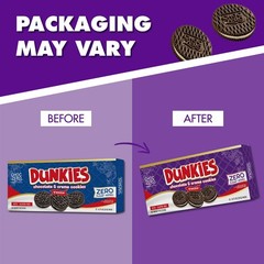 Dunkies Keto Chocolate Sandwich Cookies with Creme Low Sugar Gluten Free 9oz