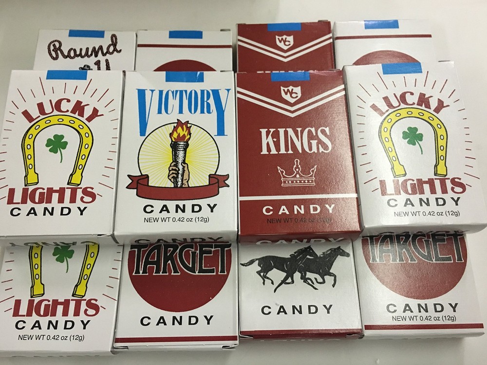 12 PACKS CANDY CIGARETTES 12 Count (Pack of 1), White