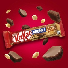 KitKat Chunky Peanut Butter Milk Chocolate Wafer Bars 42g Crispy Candy Snack