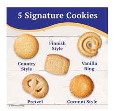 4 Pack Royal Dansk Danish Cookie Selection, No Preservatives or Coloring, 12oz,