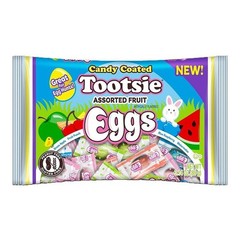 Tootsie Roll 3.14 oz. Candy Coated TOOTSIE EGGS Assorted Fruit ** BB 11/2027 **