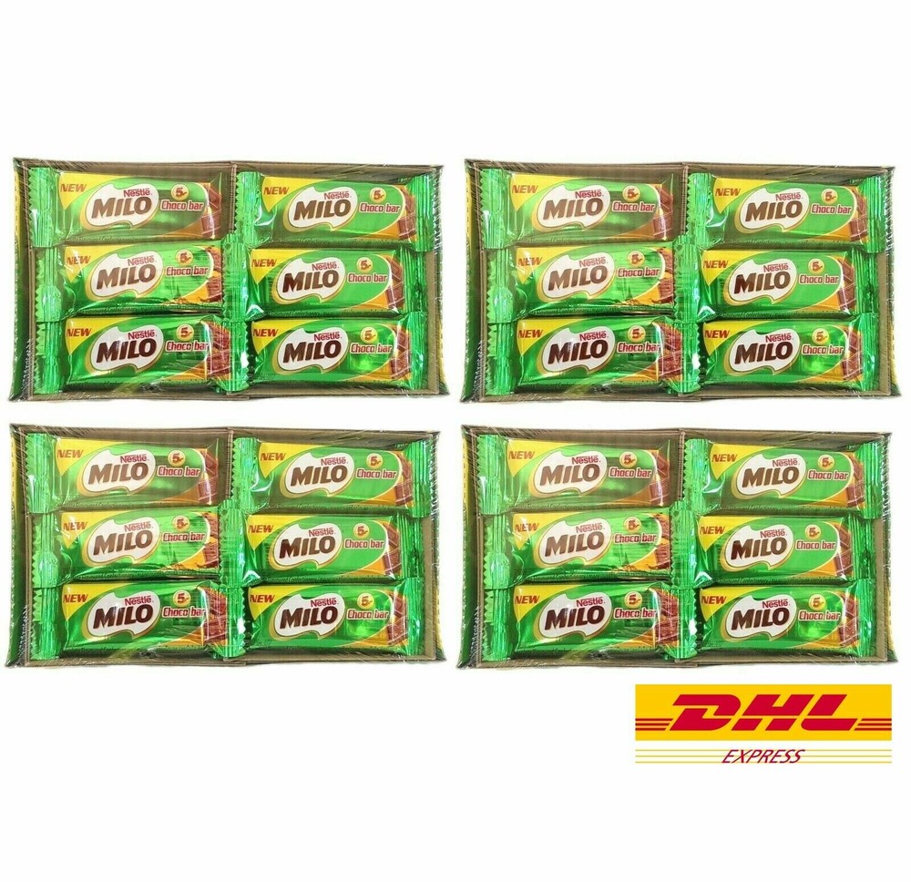 48 pcs NESTLE MILO Choco bar 6g Snack CHOCOLATE Flavor set 4 box of 12 pcs