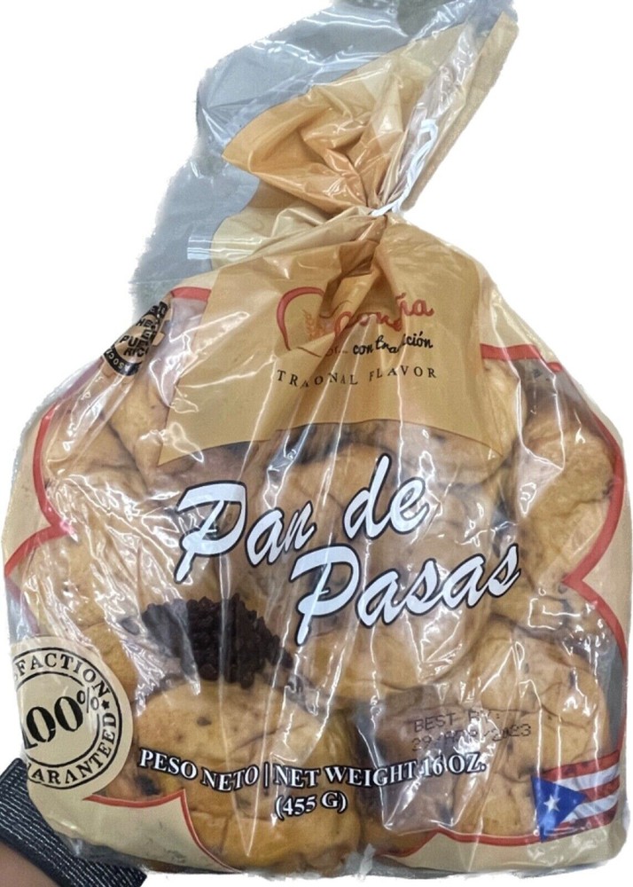 Pan de Pasas La Orocoveña 2 pqt de 16 oz