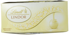 Lindt LINDOR White Chocolate Truffles Kosher 60 Count Box 25.4 Ounce