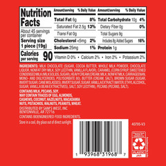 Members Mark Milk Chocolate Pecan Caramel Clusters 30.2 oz Tub Candy Nuts New