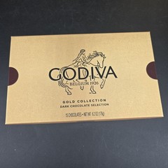 Godiva Gold Collection Dark Chocolate — 15- Piece “Best By Apr 2026” 6.2oz