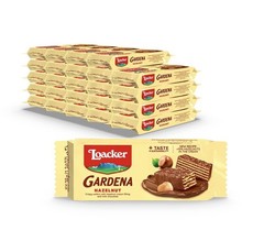 Loacker Gardena Hazelnut Wafers 25 Pack (1.34oz Each) Italian Premium Wafer