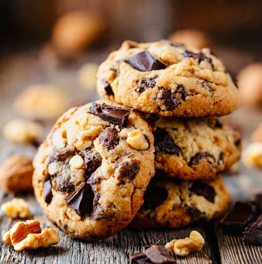 Super 24 Homemade walnuts chocolate chip cookies natural ingredient old fashion