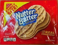 Nabisco Nutter Butter Family Size Peanut Butter Sandwich Cookies 16 oz Pack