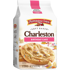 Charleston Birthday Cake Cookies, 8 Soft Baked Cookies, 8.6 oz. Bag