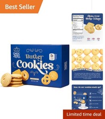 32-Piece Box of Low Carb, High Fiber Keto Butter Cookies – Guilt-Free Treats