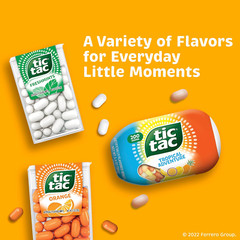 Tic Tac Fruit Adventure Mints 8 Count On-The-Go Refreshment 3.4 Oz Each