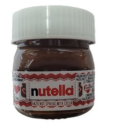 2 Nutella Mini Crystal Jar 1.05oz (30g) Made In Italy Hazelnut Spread With Cocoa