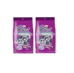 Lot 100 Sweet Sour Gummy Candy Refreshing Blackcurrant 100g