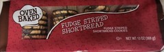 5 Pack Oven Baked Fudge Striped Shortbread Cookies Pack Of 5