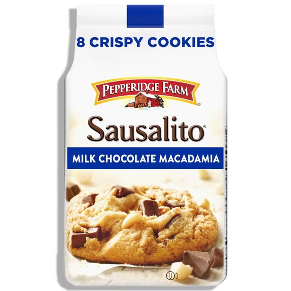 Pepperidge Farm 8ct Sausalito Crispy Macadamia Cookies, 7.2 oz