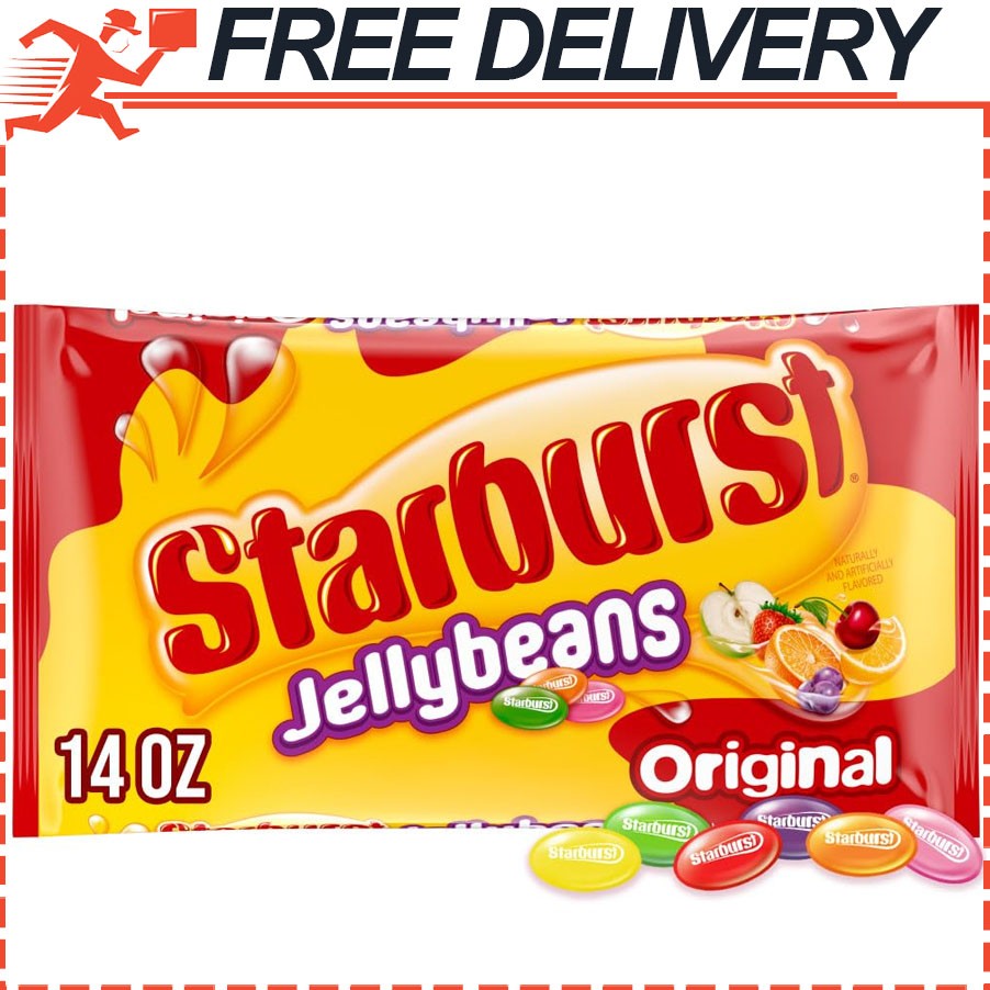 STARBURST Original Easter Jelly Beans Chewy Candy, Vegetarian, 14 oz Bag